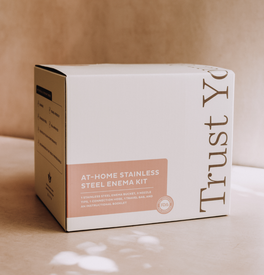 AT-HOME STAINLESS STEEL ENEMA KIT