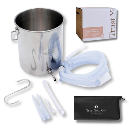 AT-HOME STAINLESS STEEL ENEMA KIT
