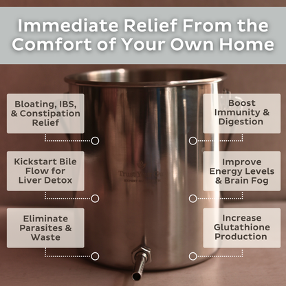 AT-HOME STAINLESS STEEL ENEMA KIT